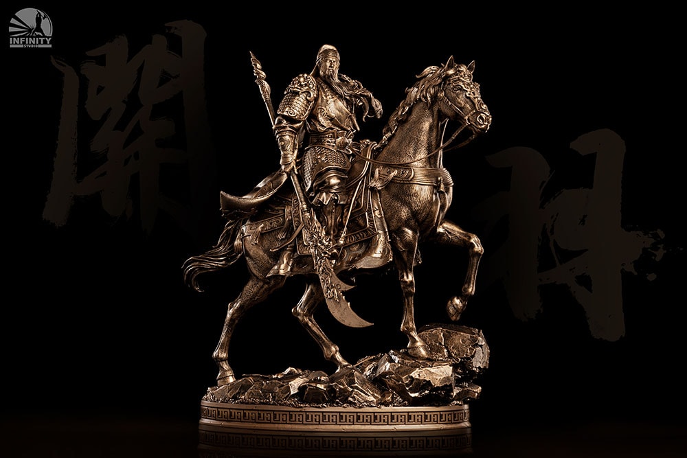 Blade-Wielding Guan Yu (Colored Version)