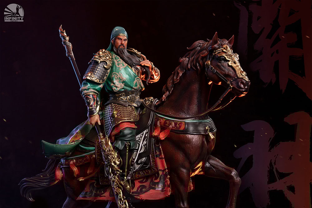 Blade-Wielding Guan Yu (Colored Version)