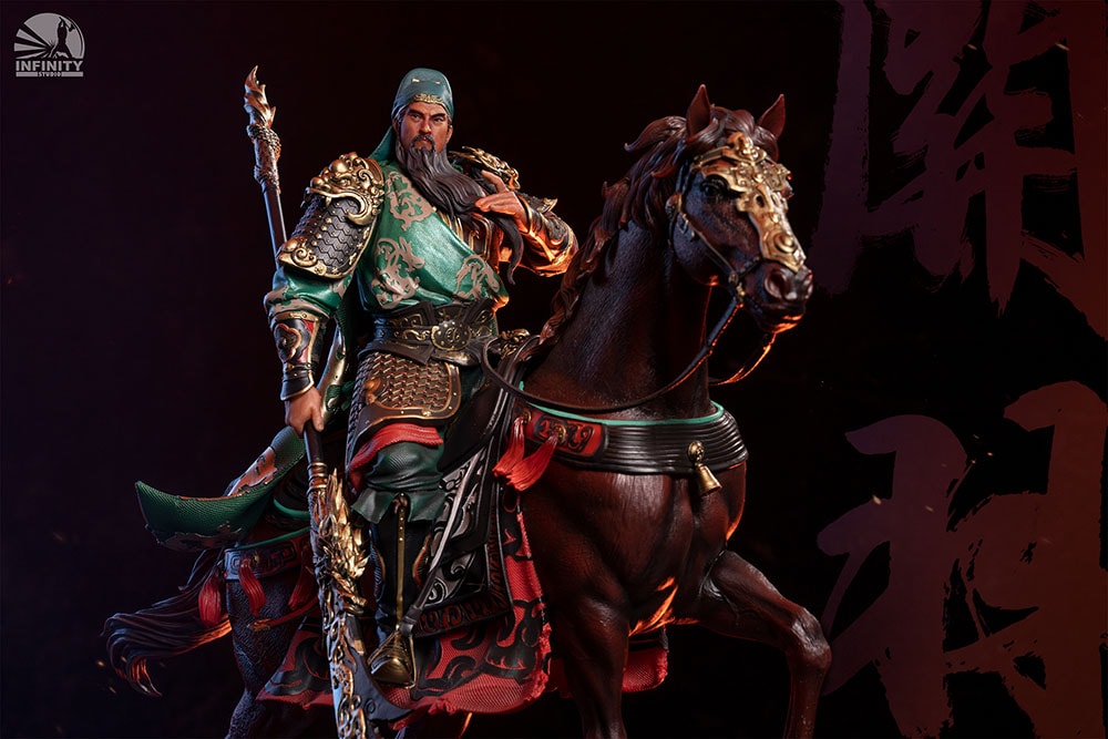 Blade-Wielding Guan Yu (Colored Version)