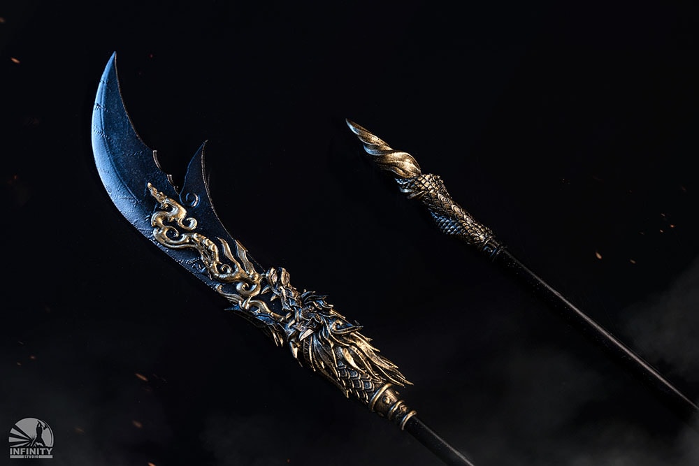 Blade-Wielding Guan Yu (Colored Version)