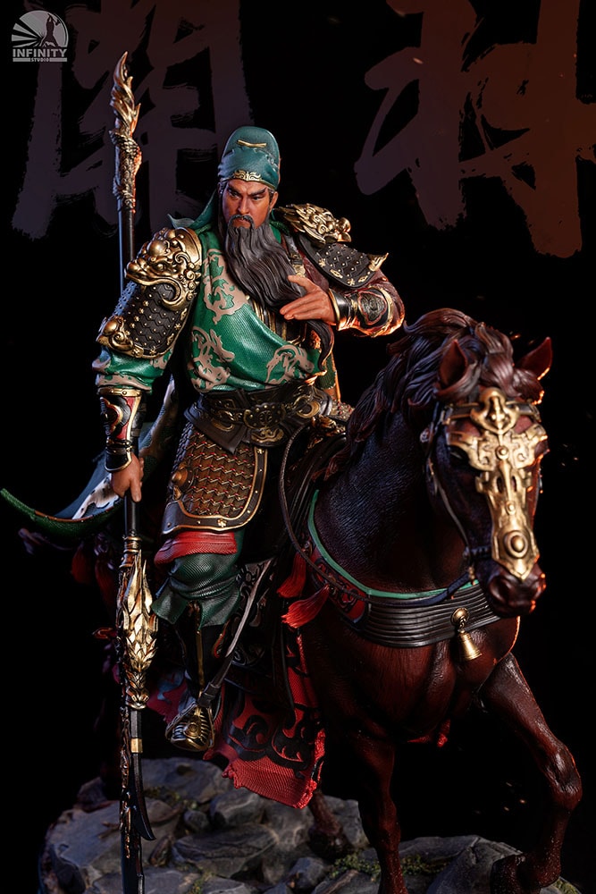 Blade-Wielding Guan Yu (Colored Version)
