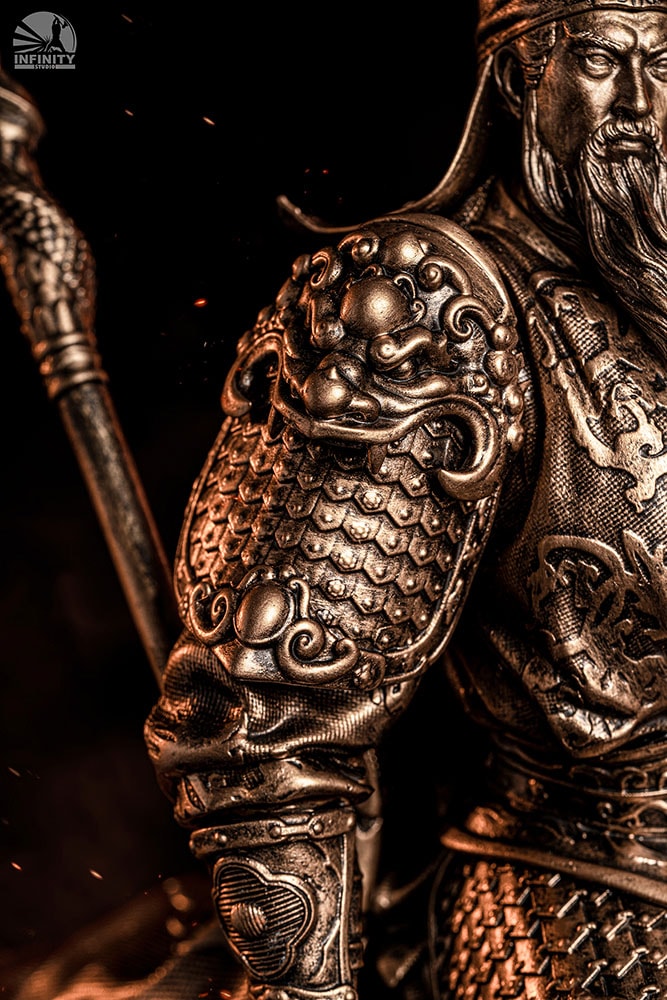 Blade-Wielding Guan Yu (Colored Version)