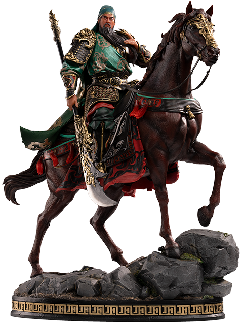 Blade-Wielding Guan Yu (Colored Version)