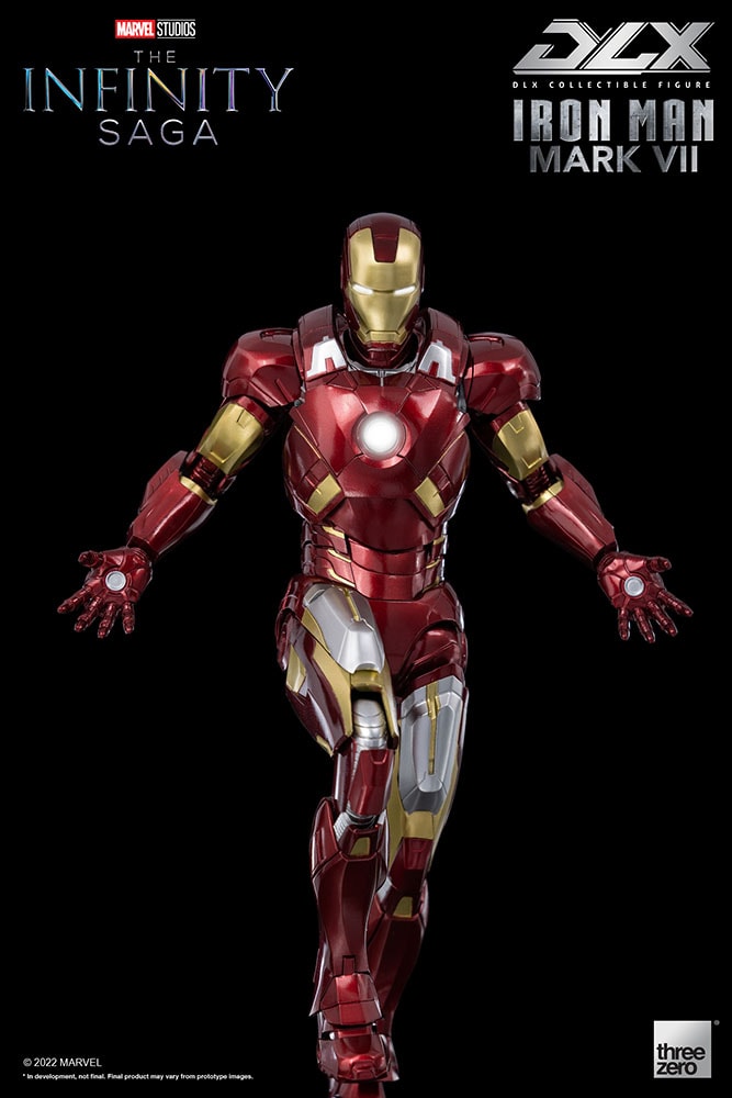 MARVEL - Iron Man Mark 3 DLX AF Infinity Saga - Figurine 17.5cm :  : Figurine Threezero Marvel