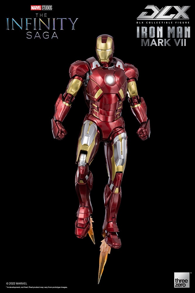 MARVEL - Iron Man Mark 3 DLX AF Infinity Saga - Figurine 17.5cm :  : Figurine Threezero Marvel