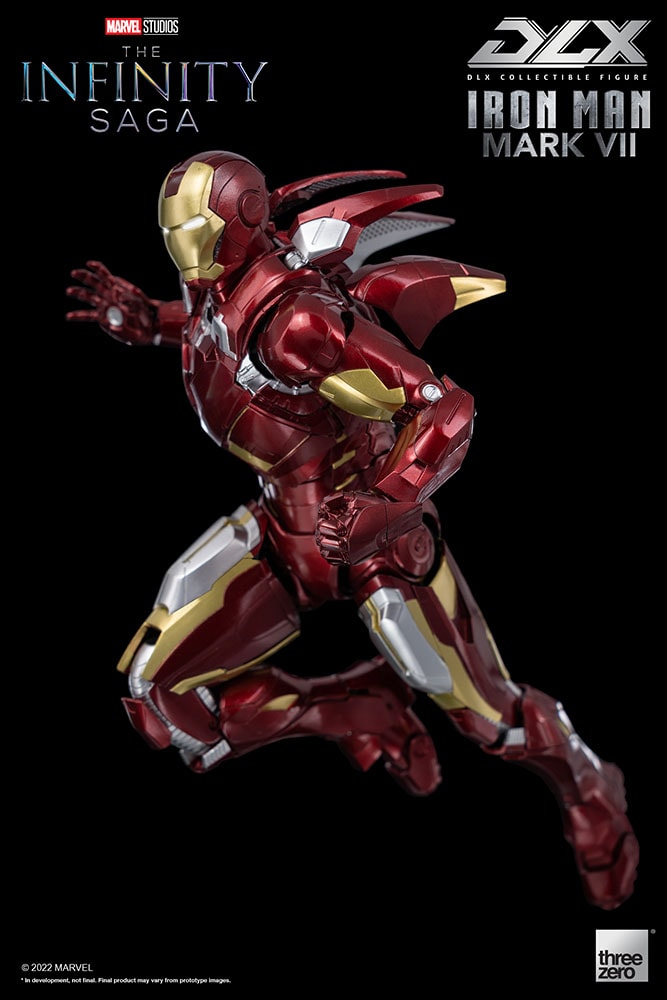 DLX Iron Man Mark 7 Collectible Figure by Threezero DLX Iron Man Mark 7 Collectible Figure by Threezero