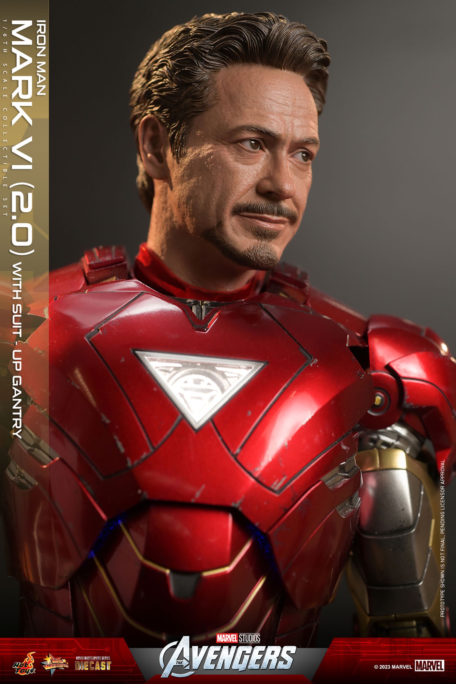 Iron Man Mark VI (2.0) with Suit-Up Gantry