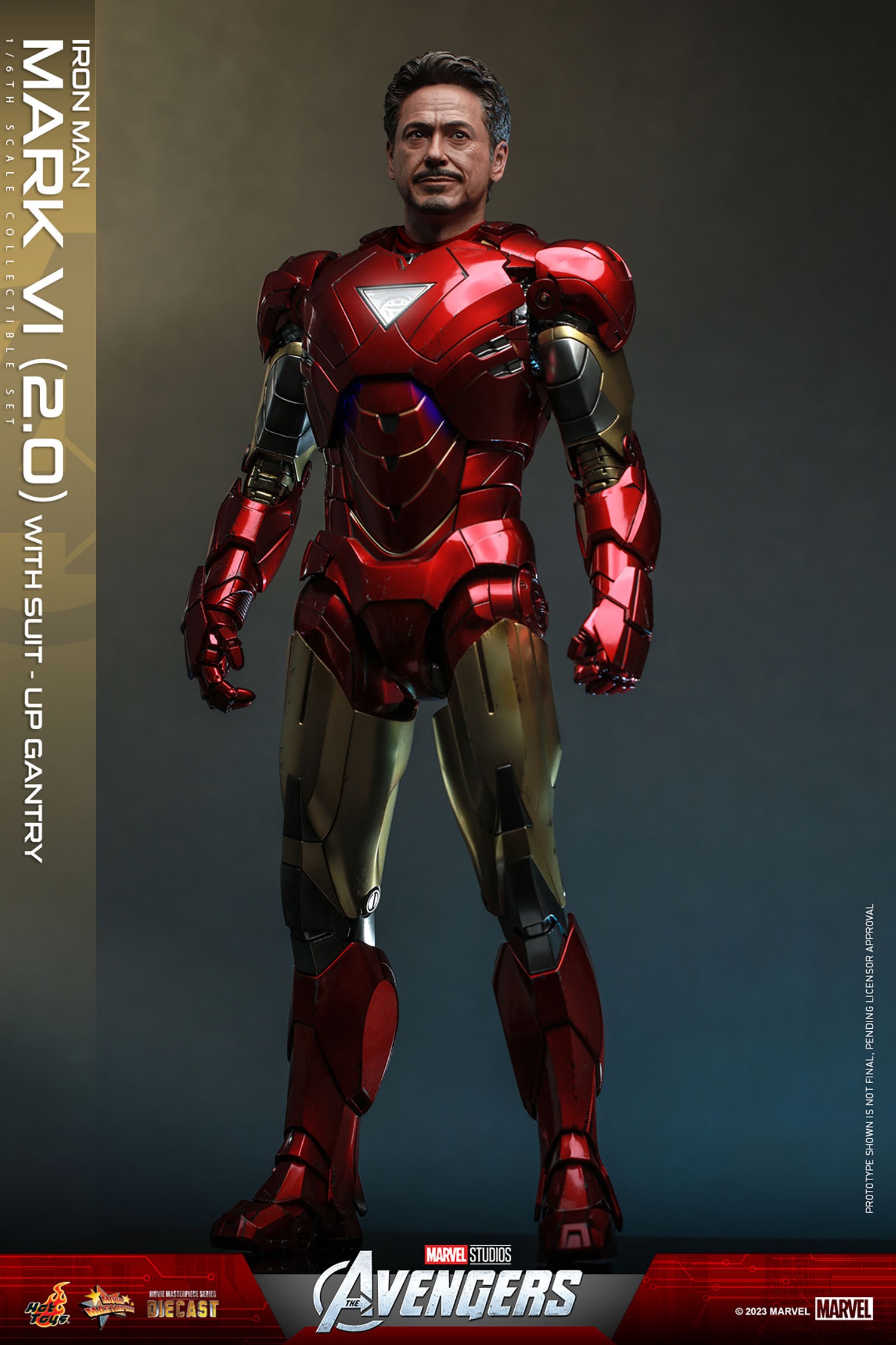 Iron Man Mark VI (2.0) with Suit-Up Gantry