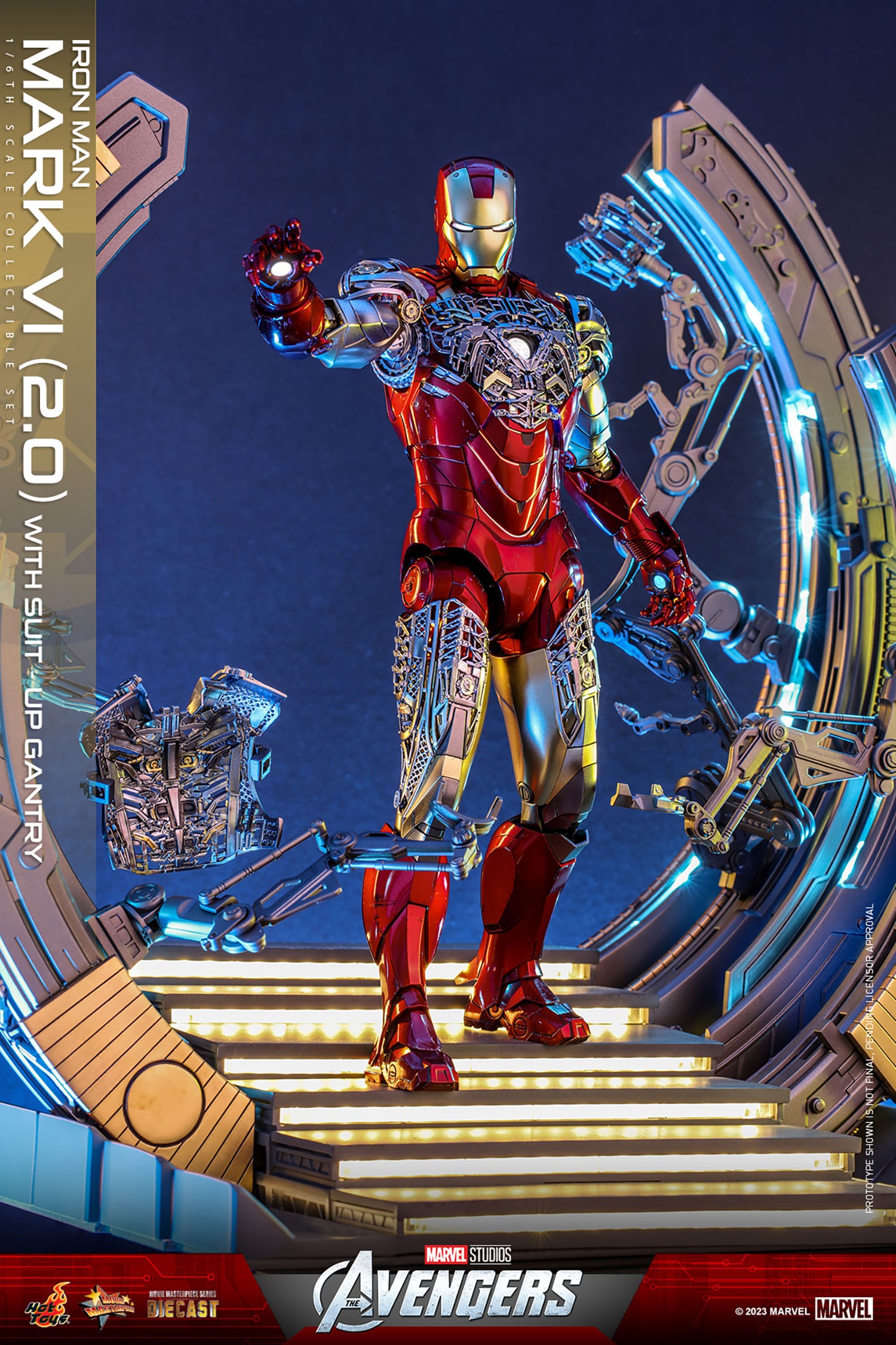 Iron Man Mark VI 2.0 Sixth Scale Figure by Hot Toys Sideshow