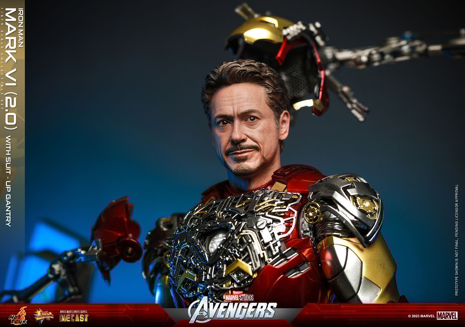 Iron Man Mark VI (2.0) with Suit-Up Gantry