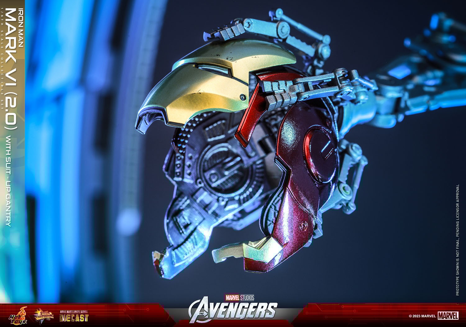 Iron Man Mark VI (2.0) with Suit-Up Gantry