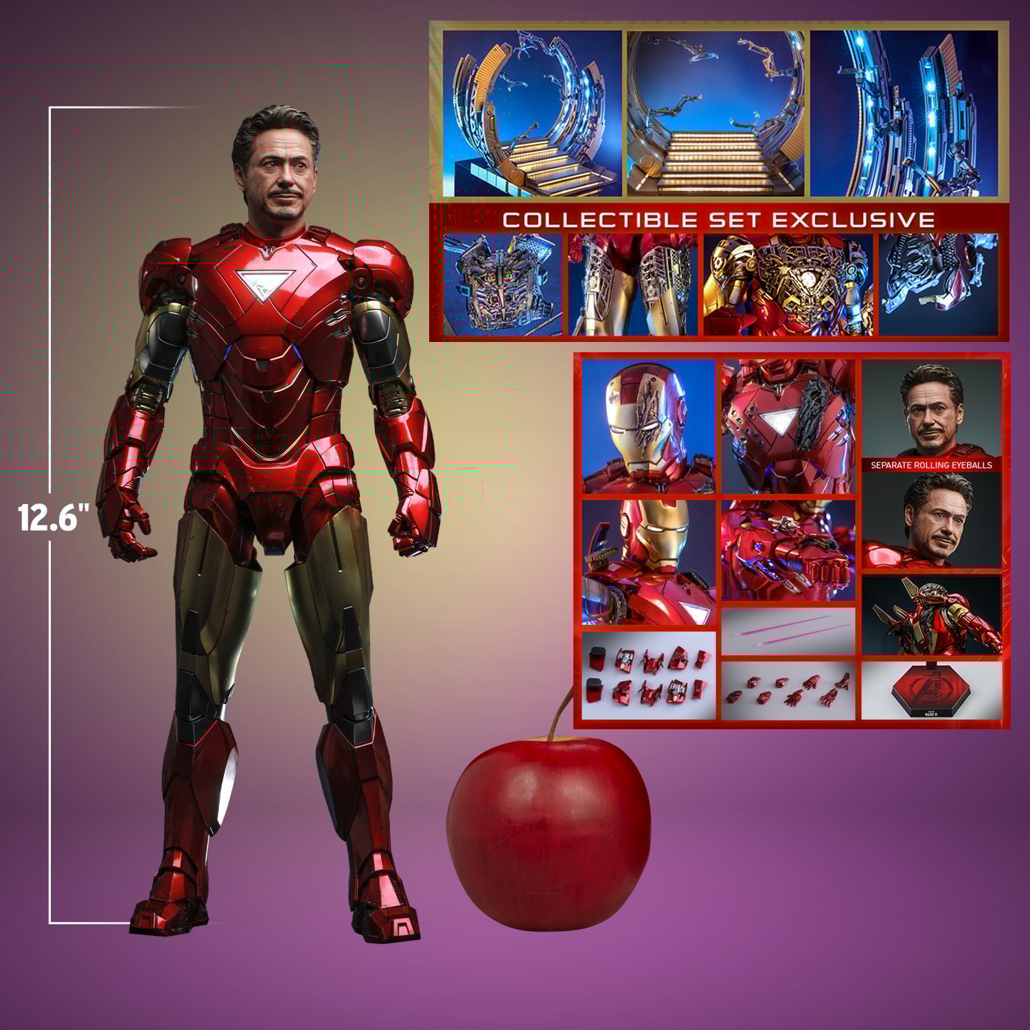Iron Man Mark VI (2.0) Sixth Scale Figure by Hot Toys