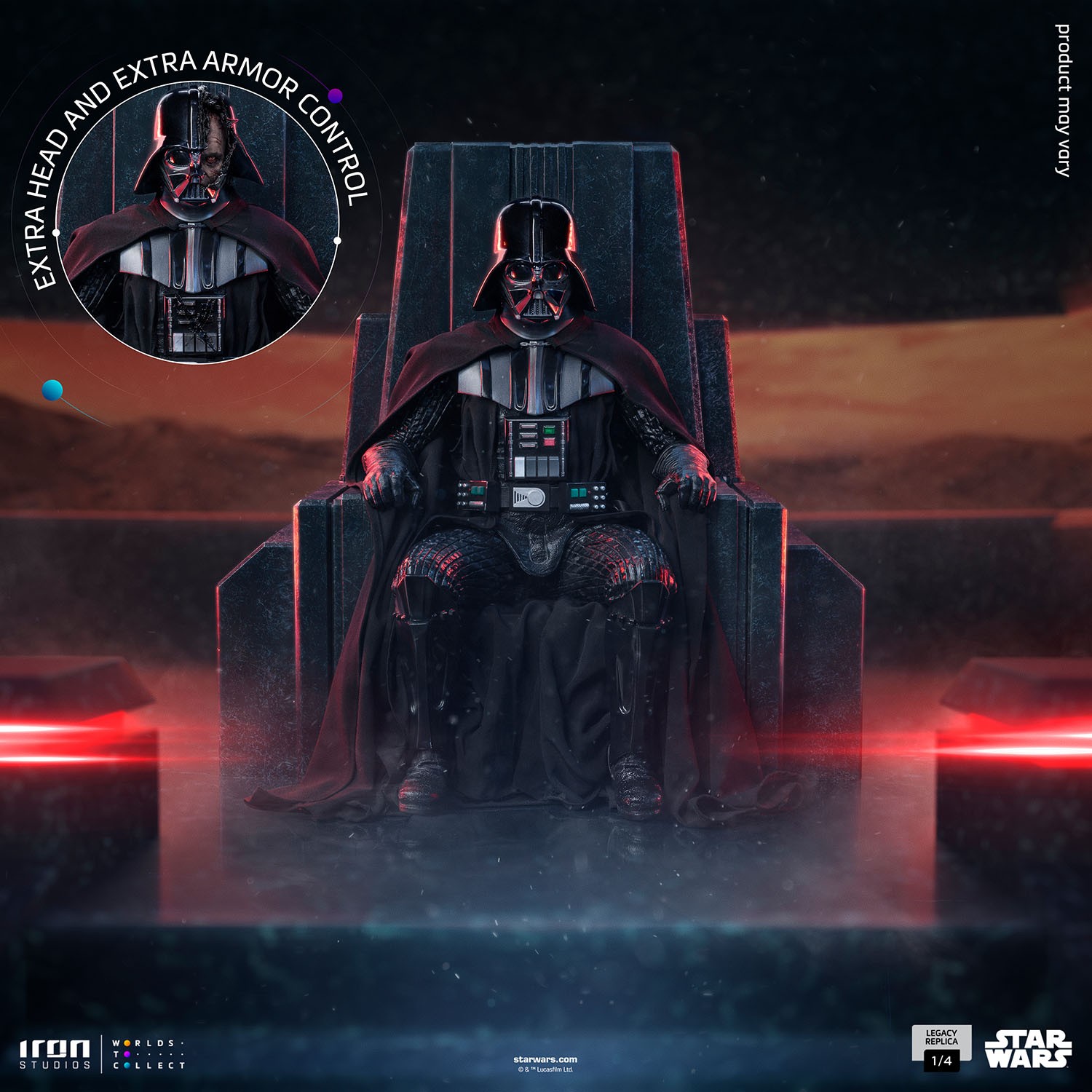 Darth Vader on Throne- Prototype Shown