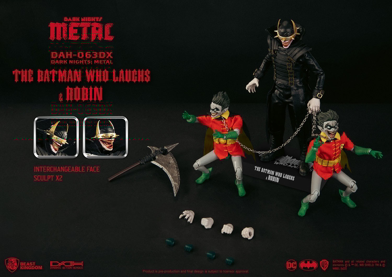 Batman Who Laughs & Robin- Prototype Shown