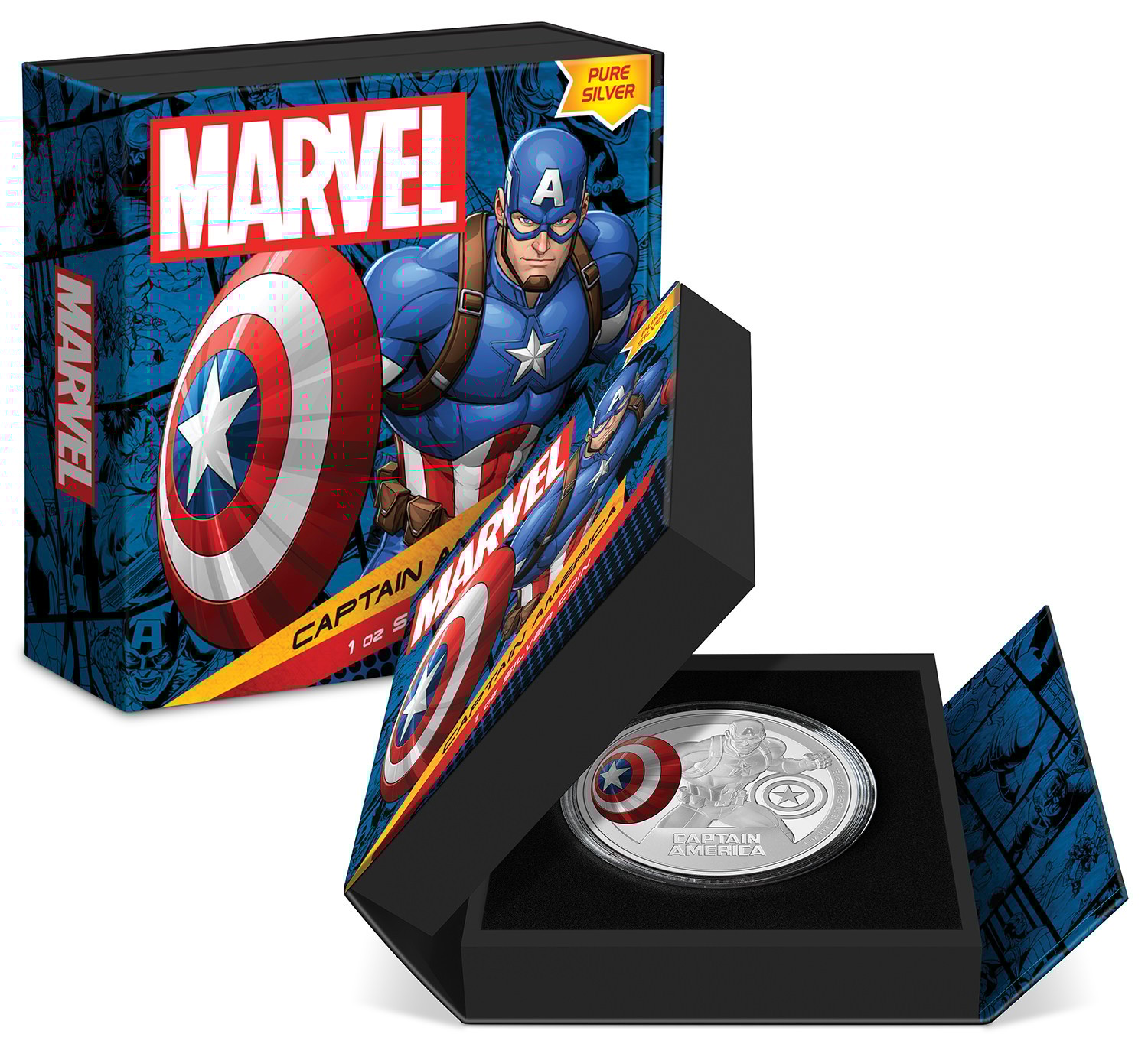 Captain America 1oz Silver Coin