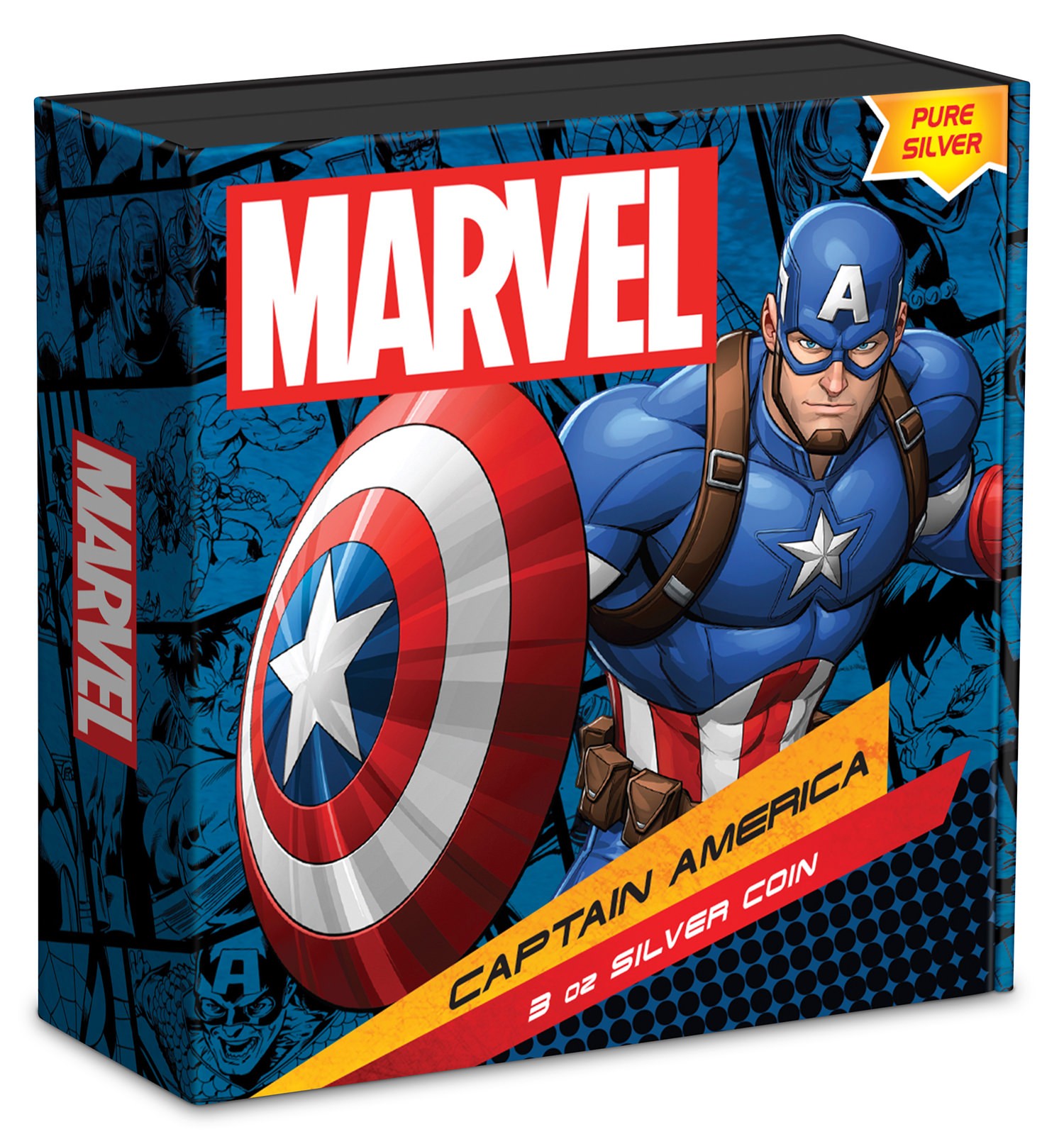 Captain America 3oz Silver Coin