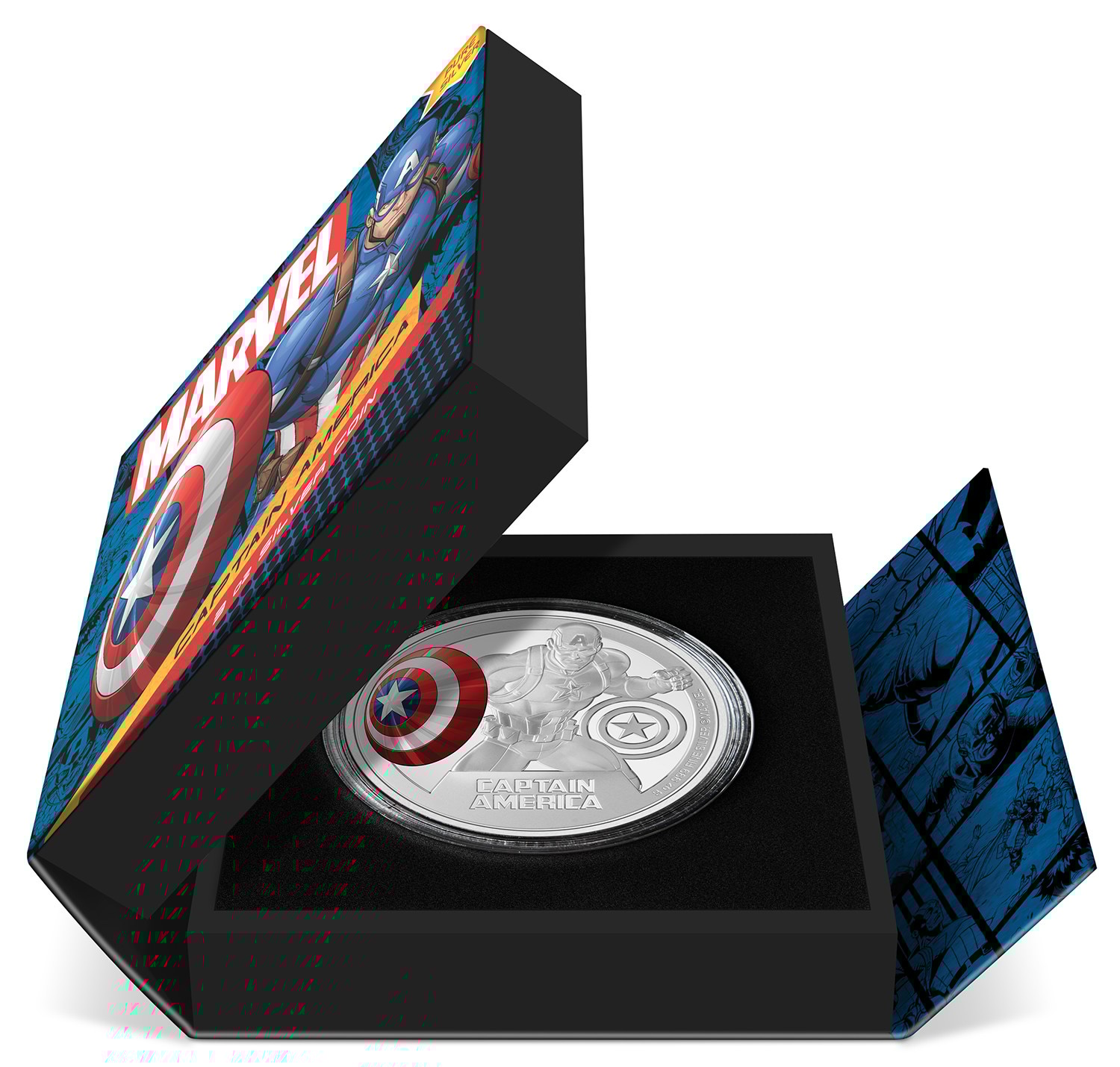 Captain America 3oz Silver Coin