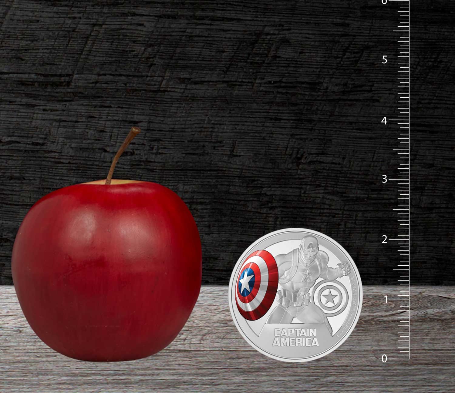 Captain America 3oz Silver Coin- Prototype Shown
