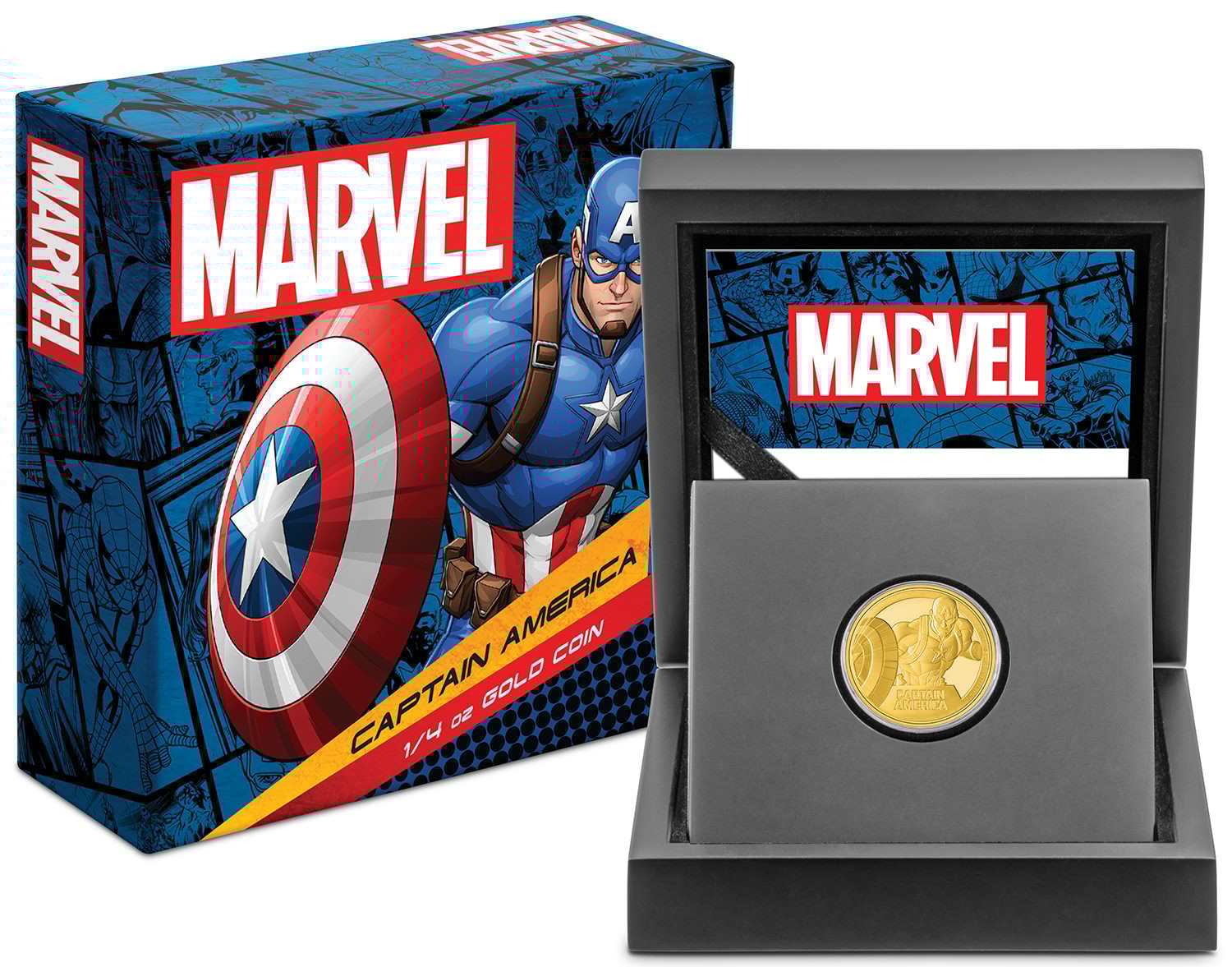 Captain America 1/4oz Gold Coin