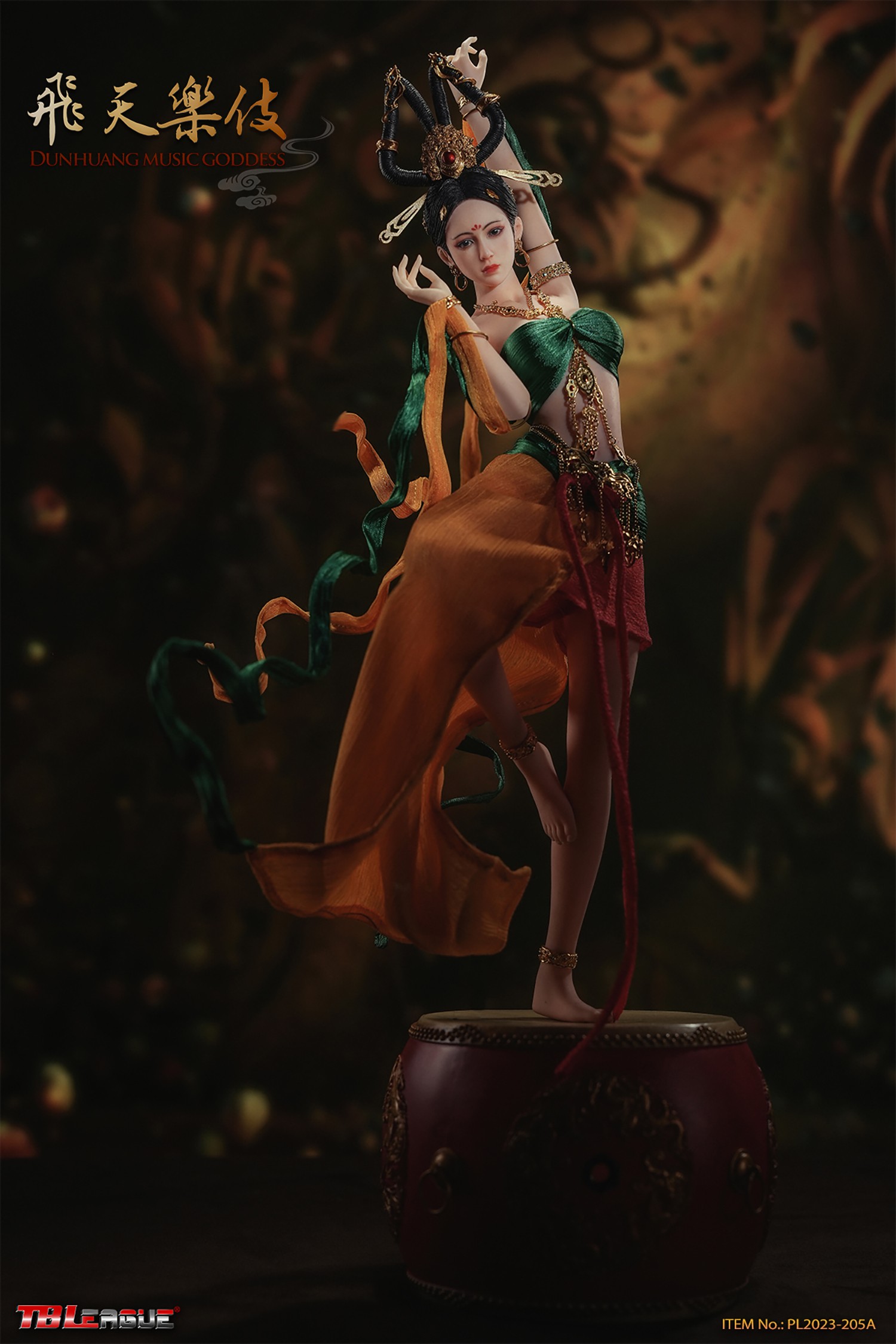 Dunhuang Music Goddess (Red)- Prototype Shown