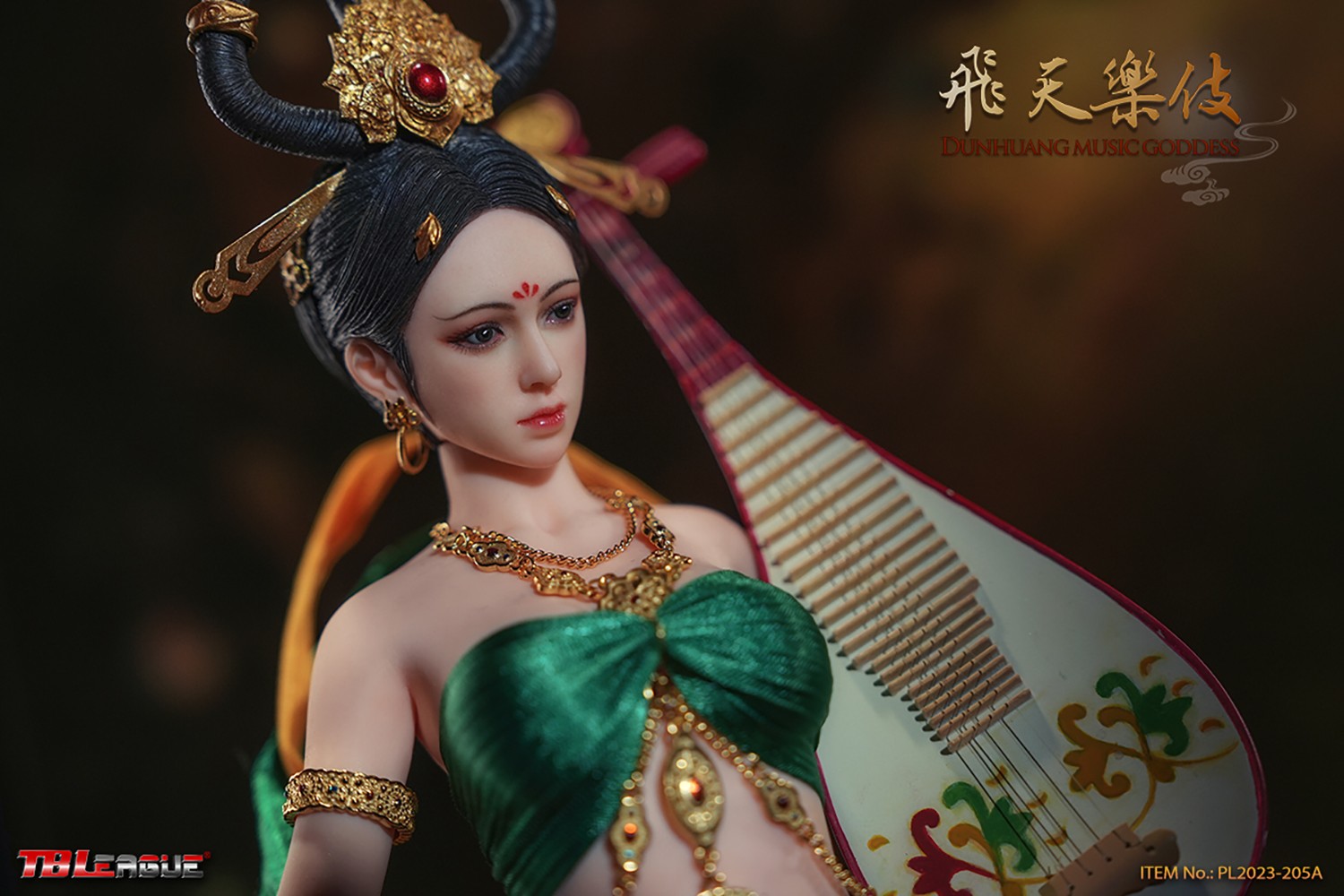 Dunhuang Music Goddess (Red)