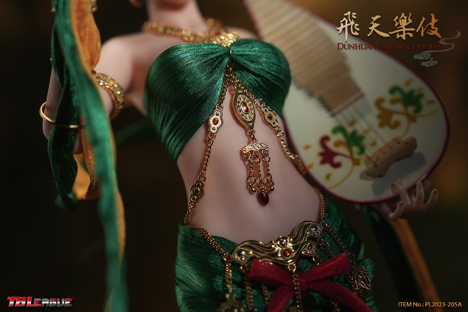 Dunhuang Music Goddess (Red)