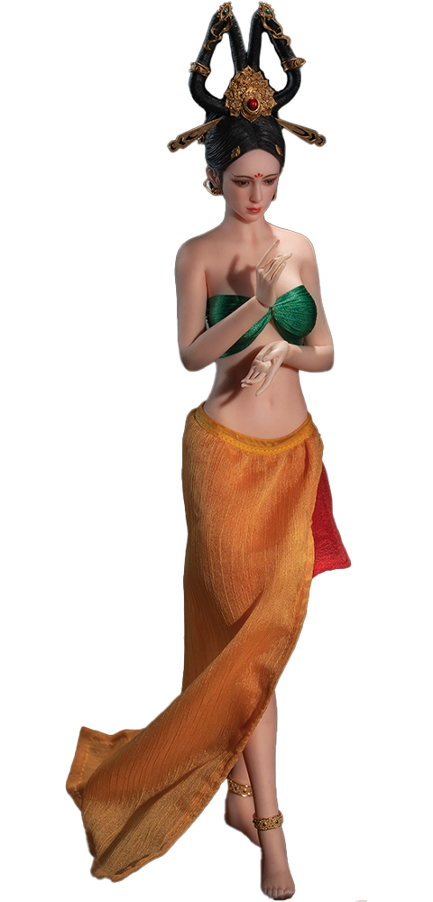 Dunhuang Music Goddess (Red)