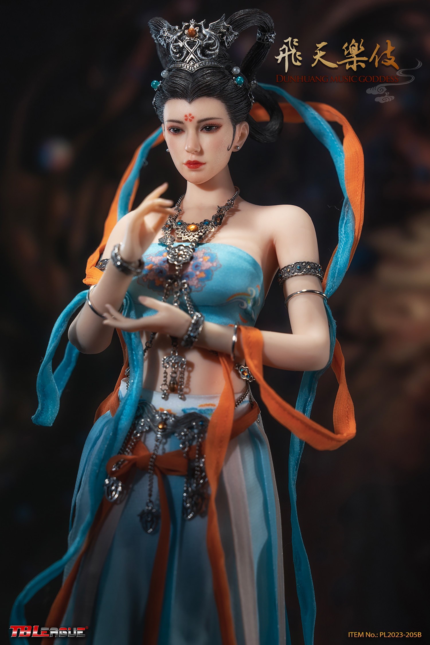 Dunhuang Music Goddess (Blue)- Prototype Shown