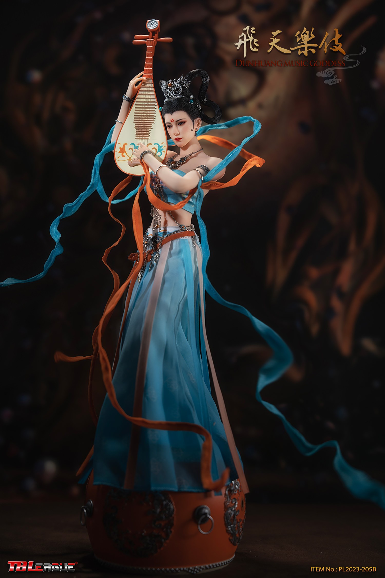 Dunhuang Music Goddess (Blue)- Prototype Shown
