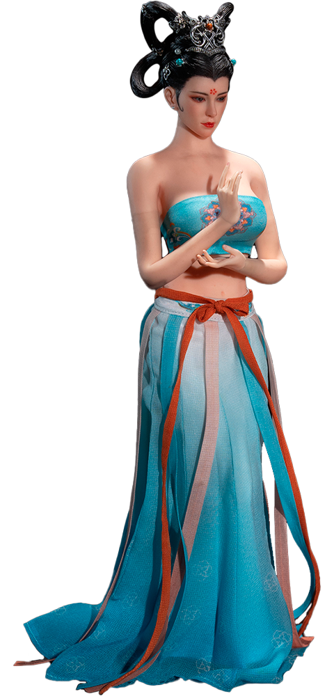 Dunhuang Music Goddess (Blue)