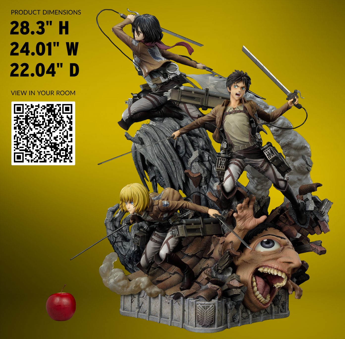 Eren, Mikasa, & Armin Collector Edition - Prototype Shown