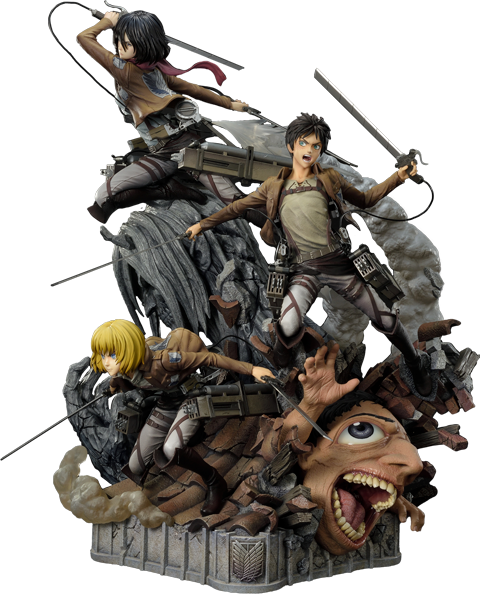 Eren, Mikasa, & Armin