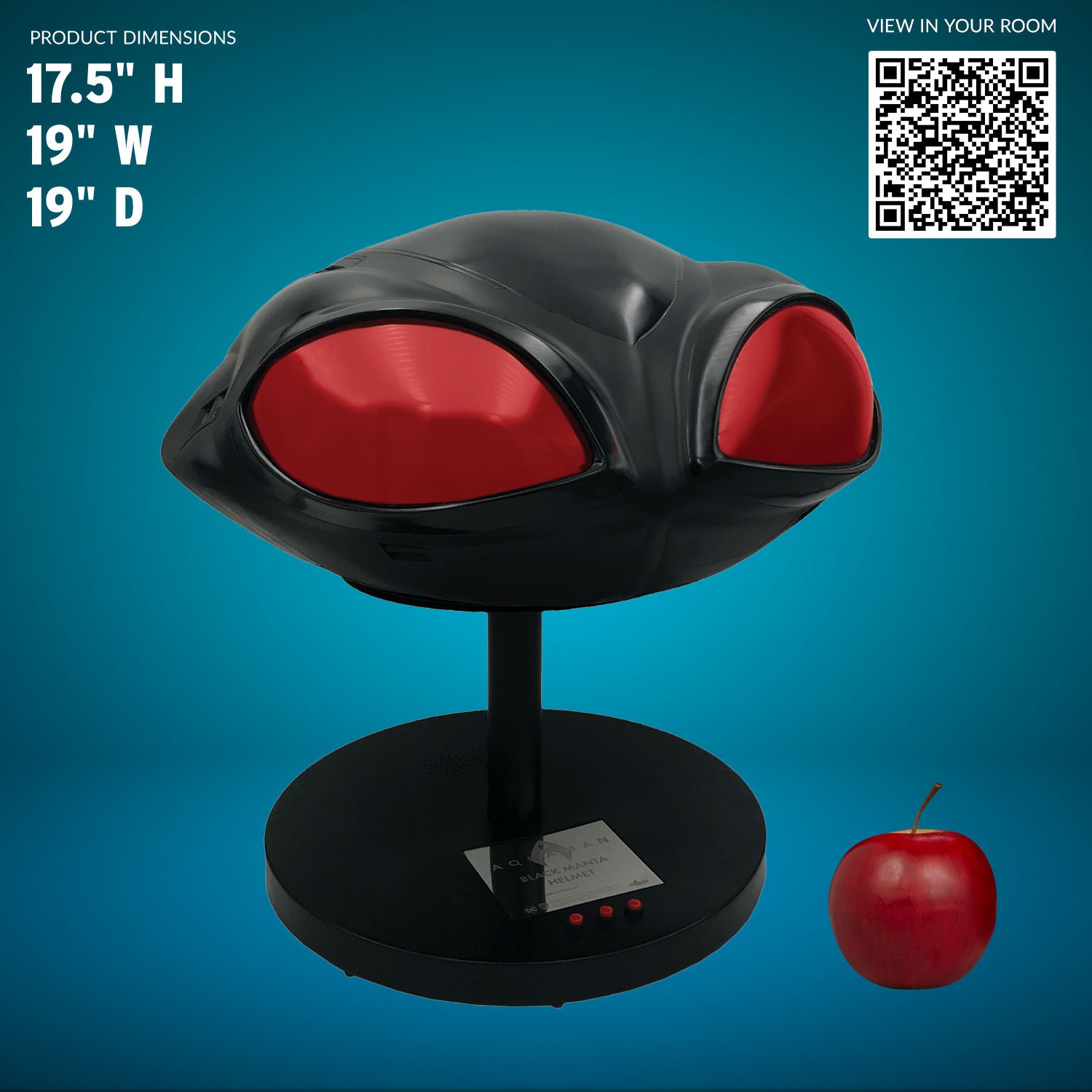 Black Manta Helmet (Prototype Shown) View 2