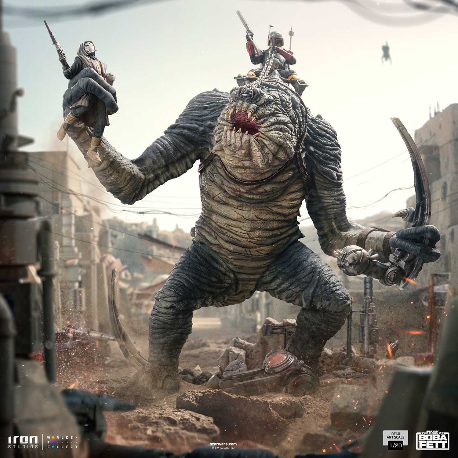 Boba Fett & Rancor- Prototype Shown