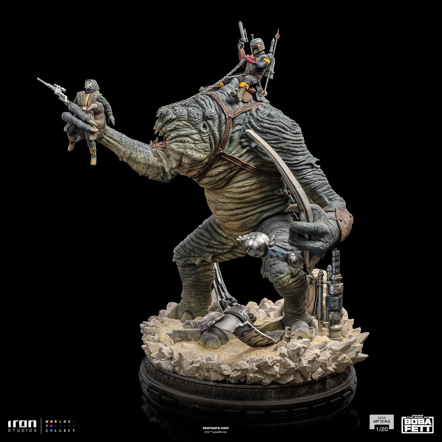 Star Wars Return of the Jedi RANCOR STATUE by Sideshow Collectibles LE 2000  - O'Smiley's Dolls & Collectibles, LLC