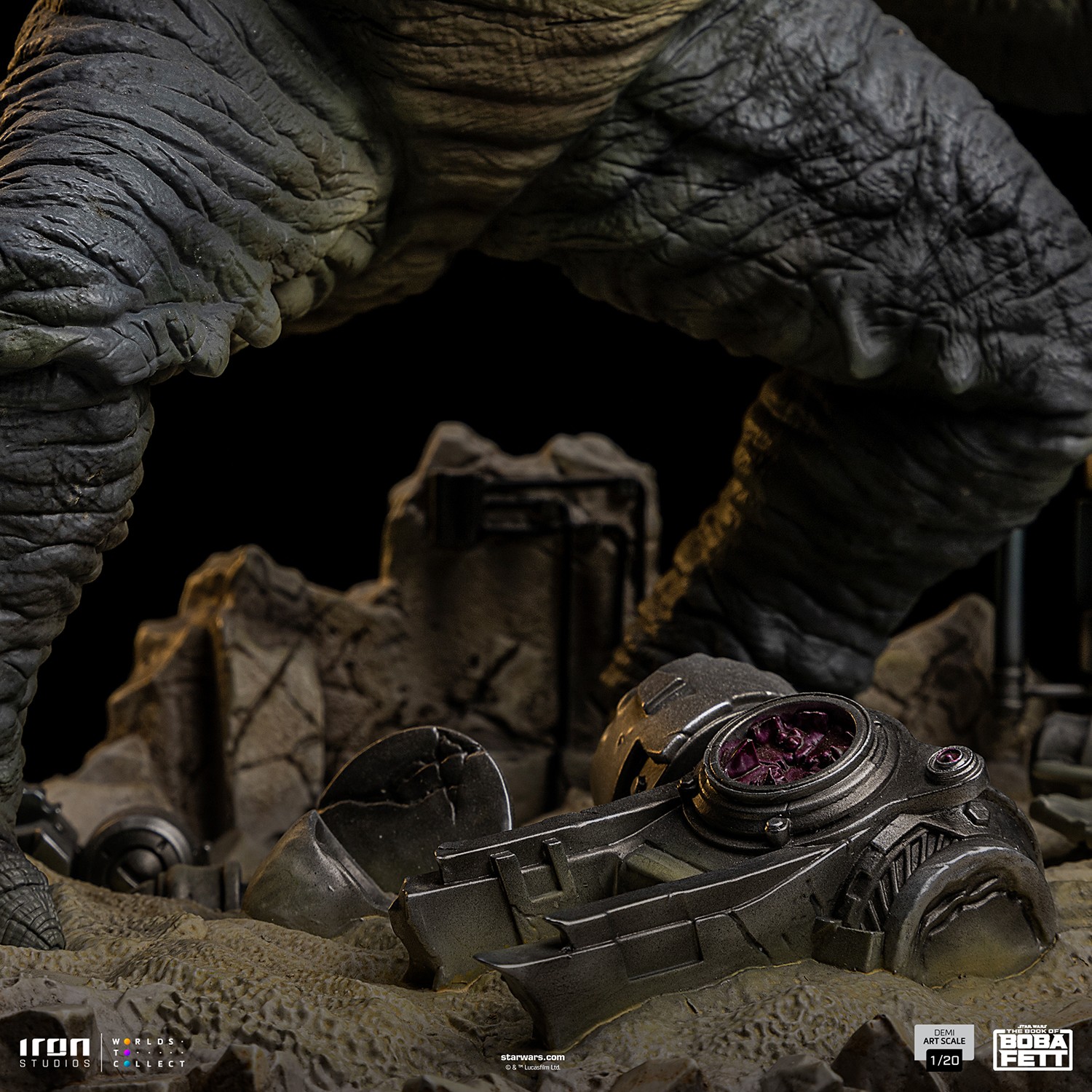 Star Wars Boba Fett & Rancor Statues  (Prototype Shown) View 7