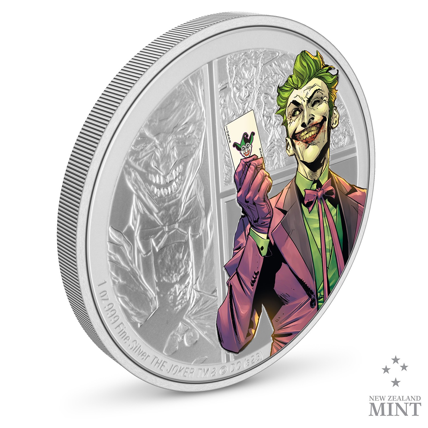 The Joker 1oz Silver Coin- Prototype Shown