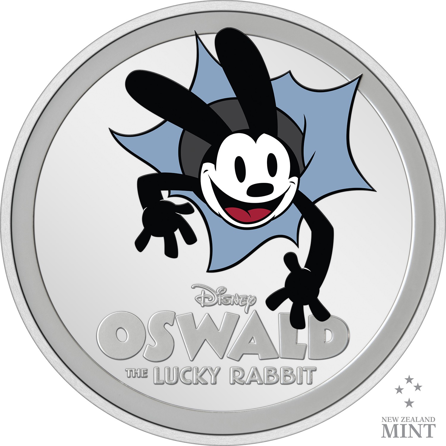 Oswald the Lucky Rabbit 1oz Silver Coin- Prototype Shown