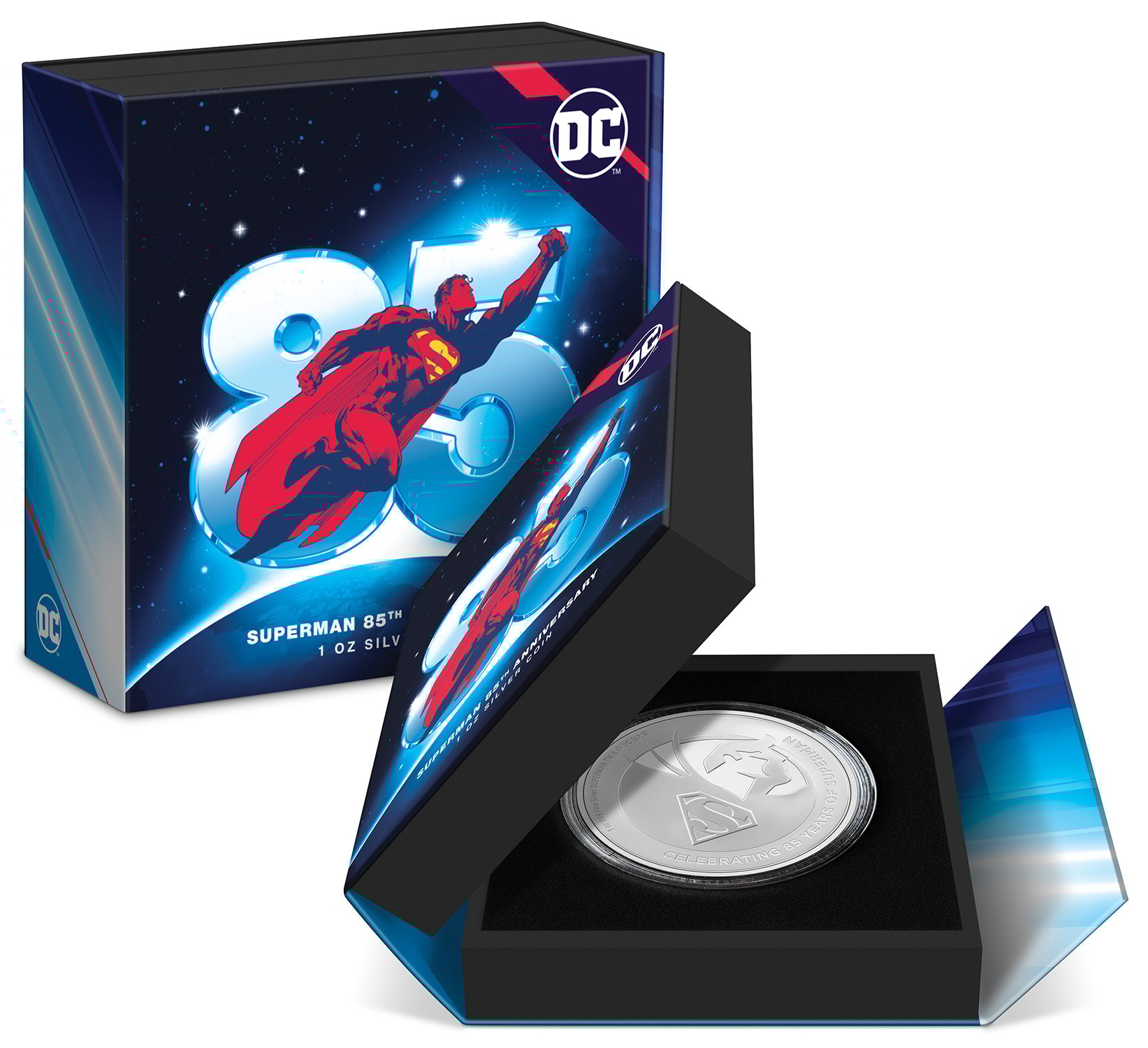 Superman 85th Anniversary 1oz Silver Coin