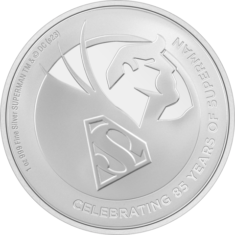 Superman 85th Anniversary 1oz Silver Coin