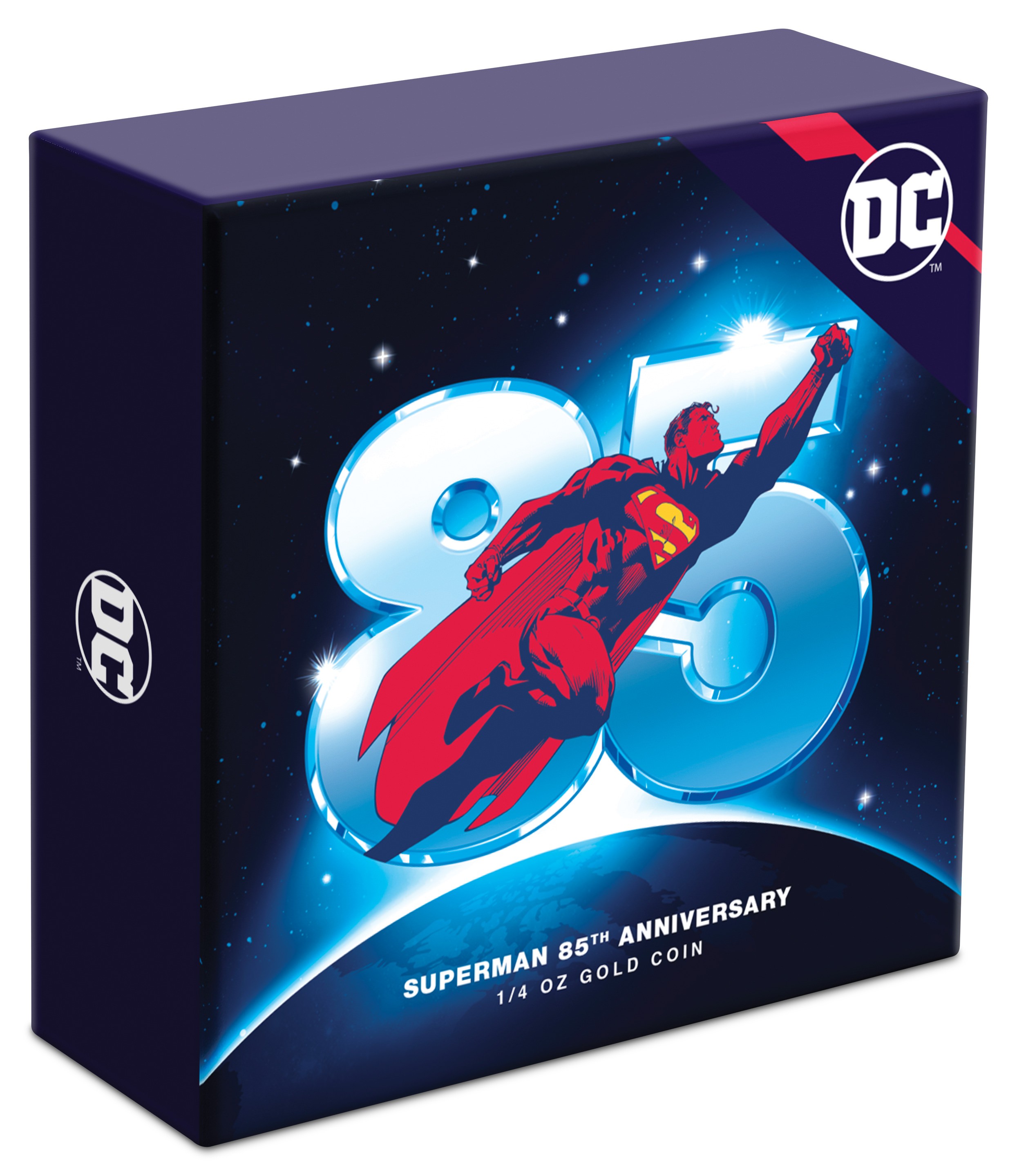 Superman 85th Anniversary ¼oz Gold Coin (Prototype Shown) View 5