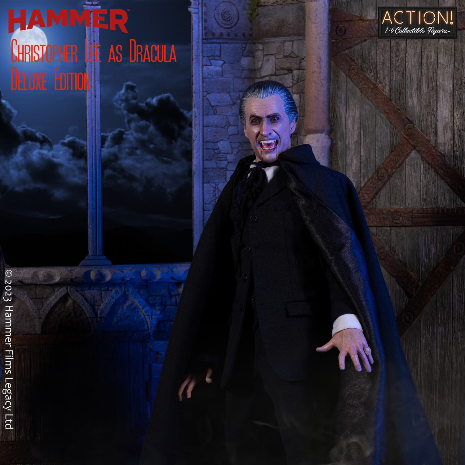 Christopher Lee as Dracula Deluxe