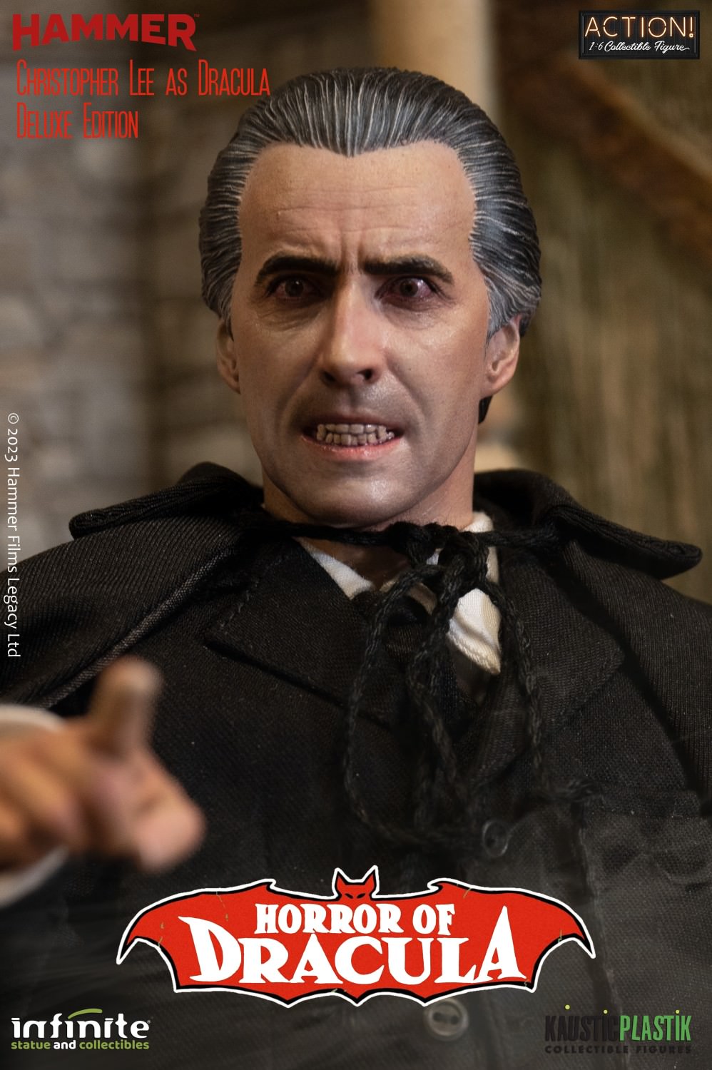 Christopher Lee as Dracula Deluxe