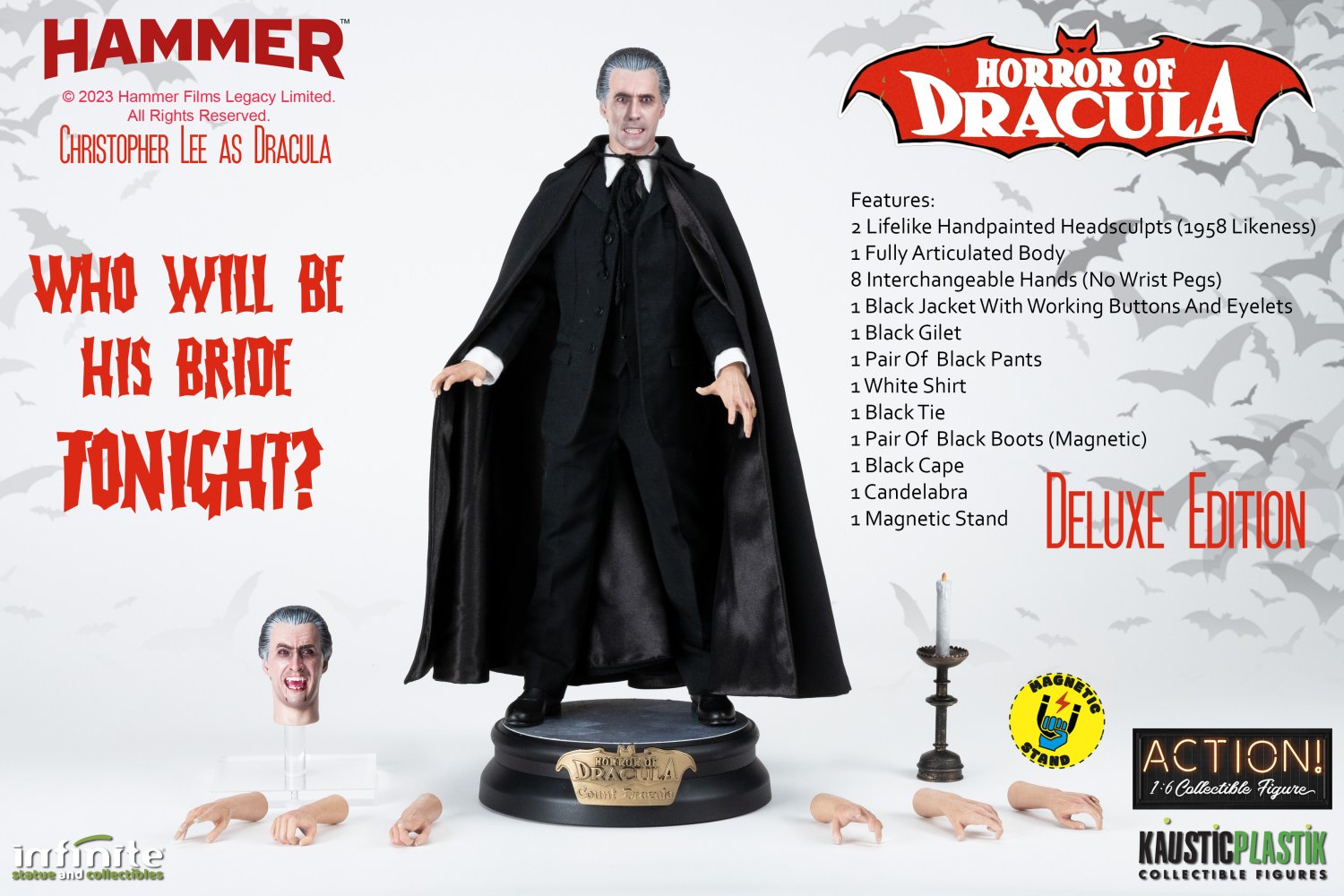 Christopher Lee as Dracula Deluxe