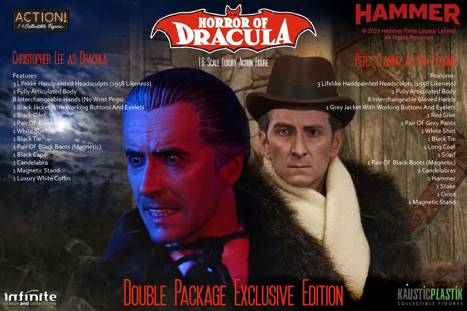 Dracula and Van Helsing Sixth Scale Figure Set | Sideshow Collectibles