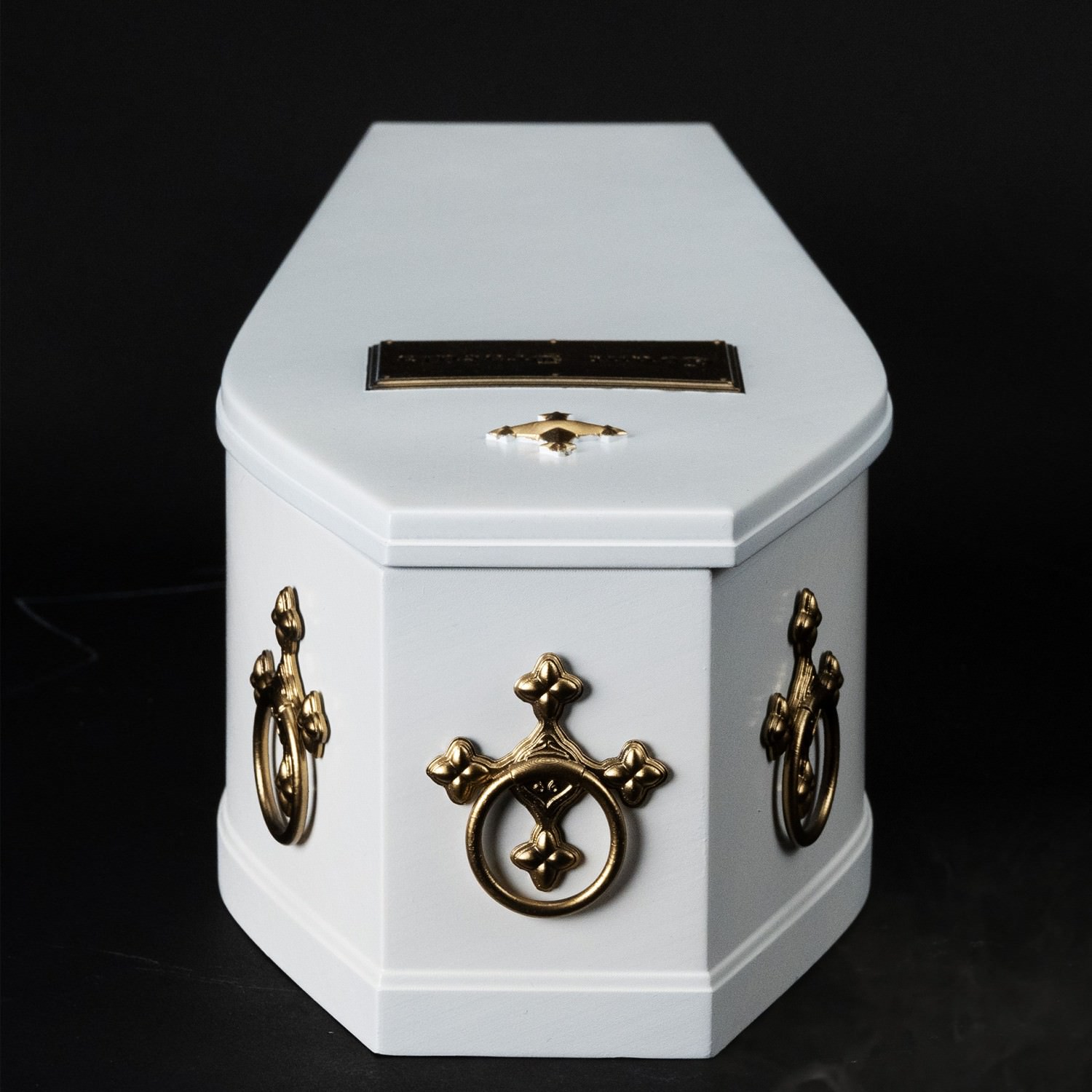 White Dracula Coffin