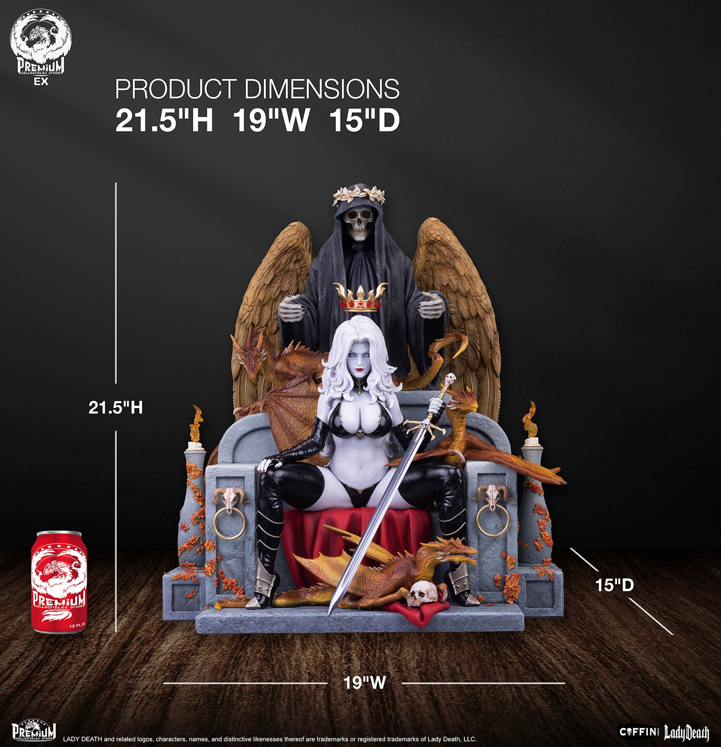 Lady Death Lady Death Deluxe Version Quarter Scale Statue  (Prototype Shown) View 2