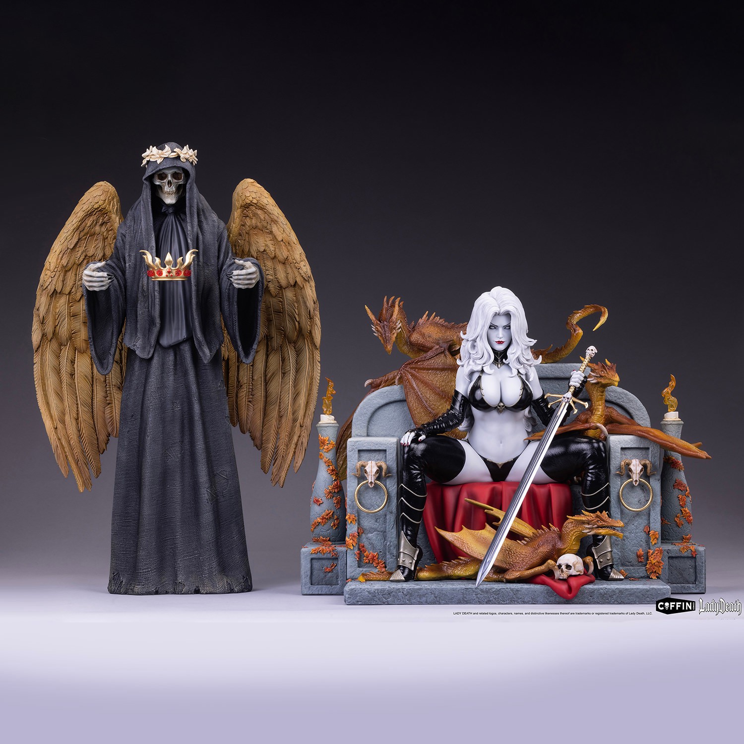 Lady Death Lady Death Deluxe Version Quarter Scale Statue  (Prototype Shown) View 5