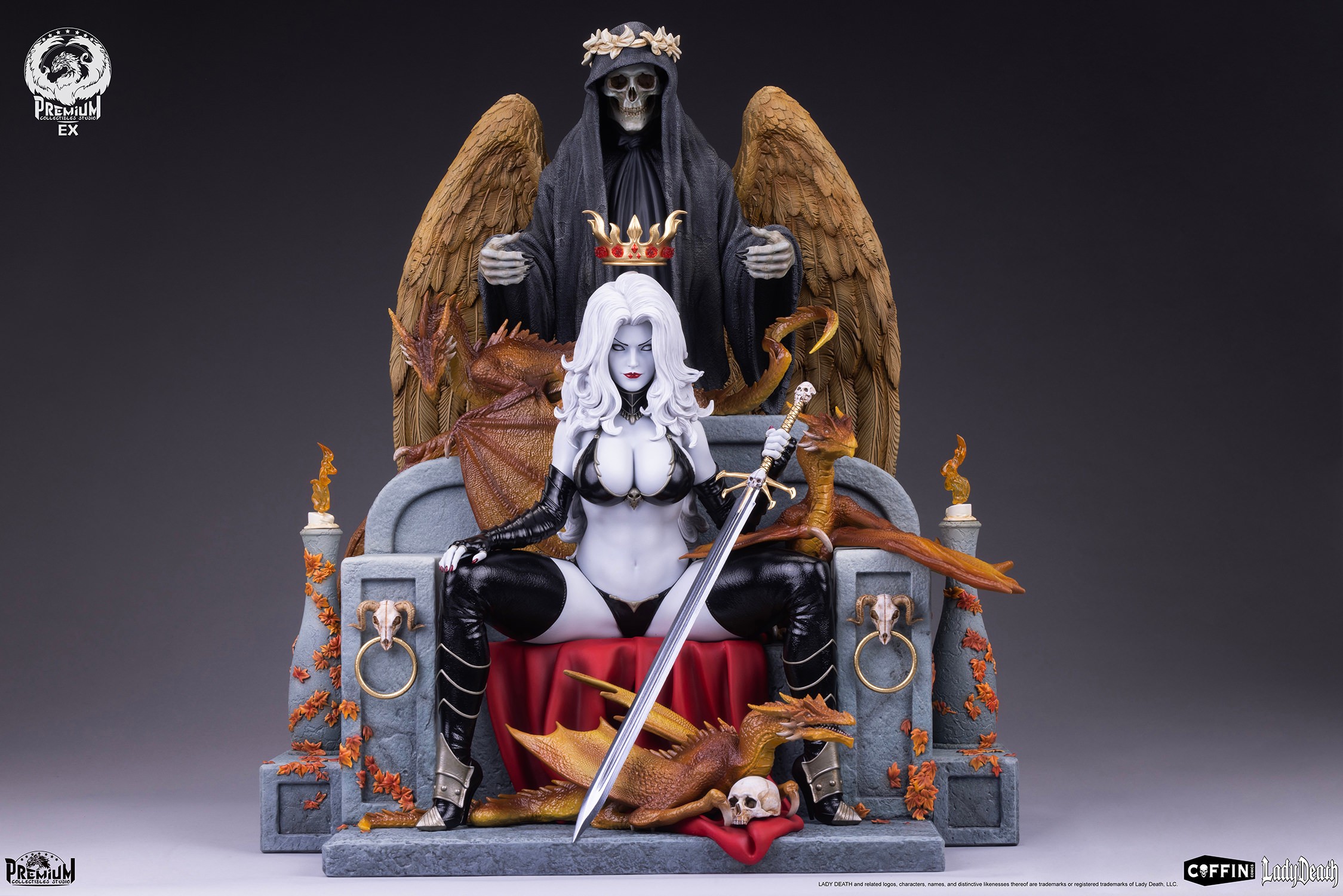 Lady Death Lady Death (Platinum Exclusive) Quarter Scale Statue  (Prototype Shown) View 6