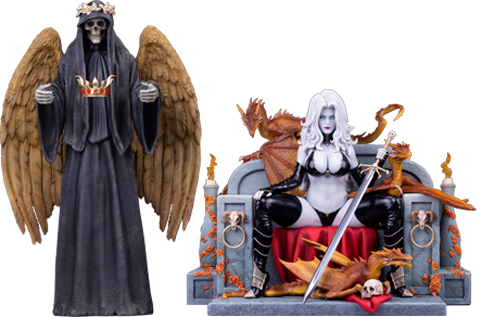Lady Death Lady Death (Platinum Exclusive) Quarter Scale Statue  (Prototype Shown) View 17